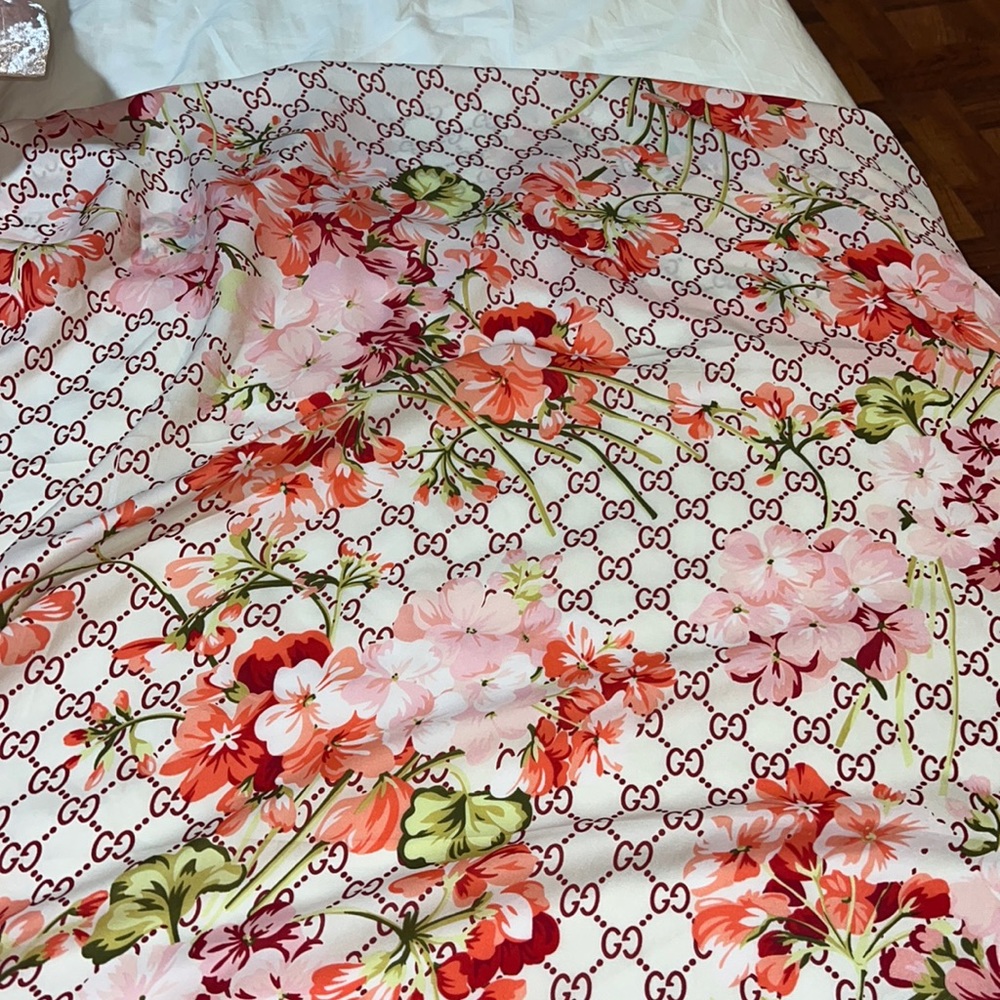 Gucci Floral Scarf